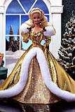 Barbie Happy Holidays 12155 Лялька Барбі Колекційна Щасливого Різдва 1994, фото 5