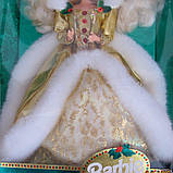 Barbie Happy Holidays 12155 Лялька Барбі Колекційна Щасливого Різдва 1994, фото 10