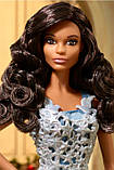 Barbie Collector Holiday DGX99 Лялька Барбі Колекційна Святкова 2016 в синьому, фото 9