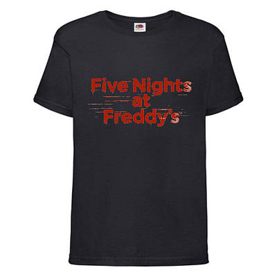 Футболка Аніматроніки 5 Ночей Фредді (FNF-03) чорна