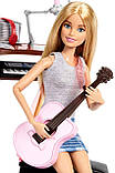 Barbie Musician FCP73 Лялька Барбі Музикант блондинка, фото 6