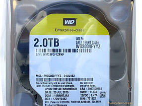 Жорсткий диск для ПК WD RE 2TB 7200RPM 64MB Cache 3.5" SATA 6 Gb/s Hard Drive WD2000FYYZ (б/у), фото 4