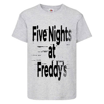 Футболка Аніматроніки 5 Ночей Фредді (FNF-05) сіра
