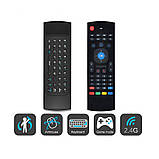 Бездротова клавіатура та мініпульт для Smart TV — AIR MOUSE MX3, фото 2