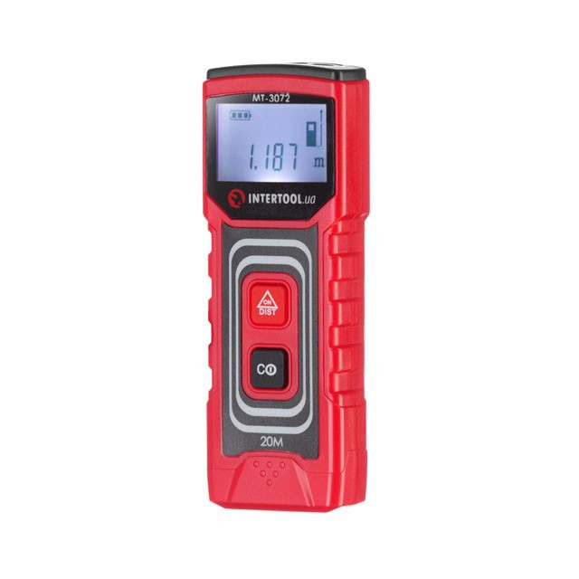 Далекомір лазерний 20м INTERTOOL МТ-3072