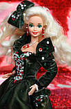 Barbie Happy Holidays 1871 Лялька Барбі Колекційна Щасливого Різдва 1991, фото 3
