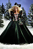 Barbie Happy Holidays 1871 Лялька Барбі Колекційна Щасливого Різдва 1991, фото 4