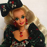Barbie Happy Holidays 1871 Лялька Барбі Колекційна Щасливого Різдва 1991, фото 5