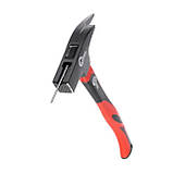 Молоток покрівельний 600 г, ручка з фібергласу INTERTOOL HT-0230, фото 6