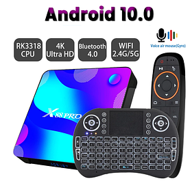 Смарт-ТВ-приставка X88 Pro 4gb/32gb Ultra HD SmartTV Андроїд Android TV box + клавіатура