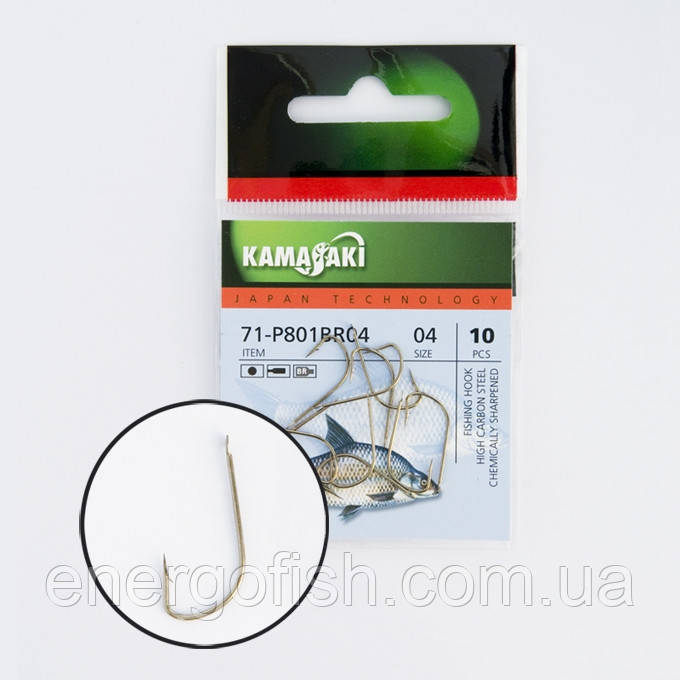 Гачок Kamasaki Carbon P801BR NR 12 (14шт), фото 1