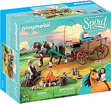 Плеймобил Спірит Джим з возом і кіньми Playmobil 9477 Spirit Riding