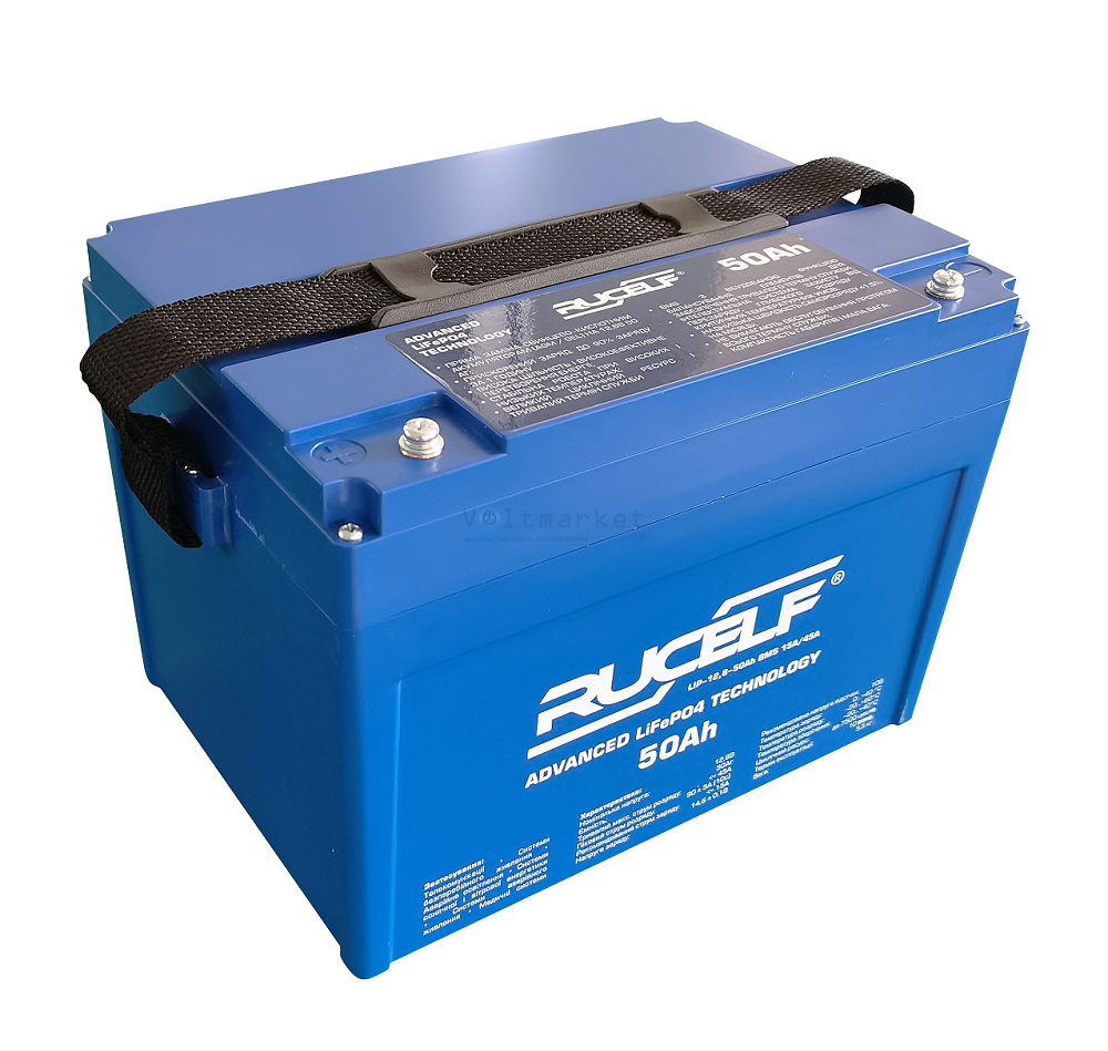 Акумуляторна батарея Rucelf LIP-12.8 50Ah BMS 15A/45A