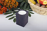 Підсвічник для чайної свічки з дерева (вільха), фото 2