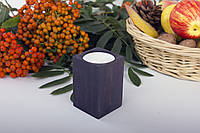 Подсвечник для чайной свечи из дерева (ольха)