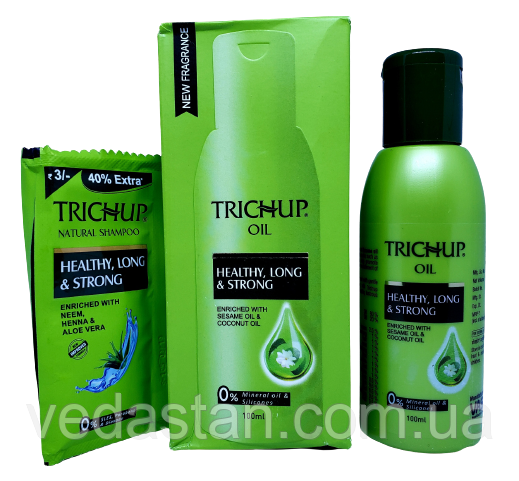 Тричуп, Тришуп, Trichup Oil (100ml) - Живить коріння волосся, відновлює їх структуру