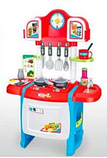 Дитяча ігрова Кухня WD-P19-R19 плита, духовка, звук, світло, посуд, продукти, 2 види, батар, фото 3