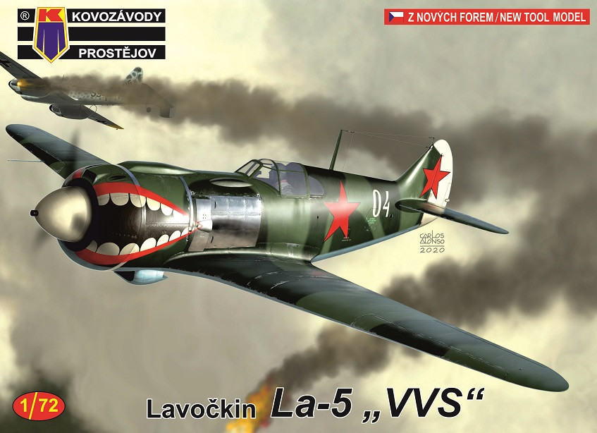 Пластикова модель 1/72 Kovozavody Prostejov 0173 Радянський винищувач Лавочкін ЛА-5 ВВС