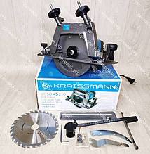 Пила дискова (циркулярна пила) KRAISSMANN 2050 KS 210 з кріпленням до столу
