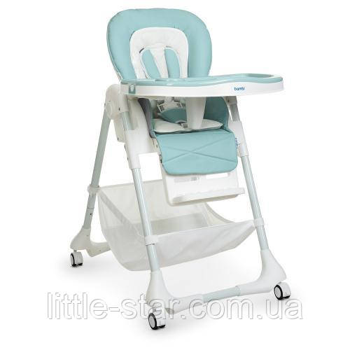 Дитячий стільчик-трансформер для годування M 3822 TIFFANY BLUE