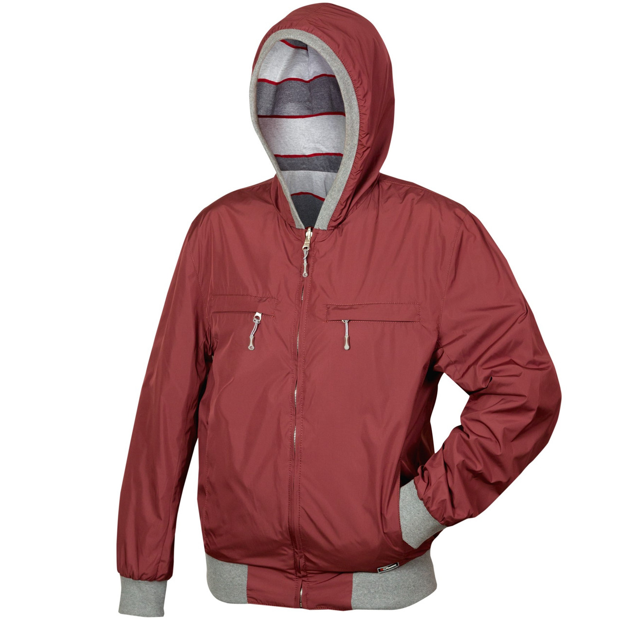 Вітровка чоловіча двостороння з капюшоном City Classic, фото 1