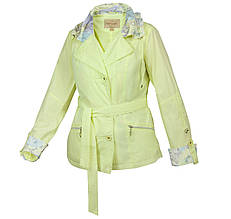 Вітровка піджак жіночий City Classic Лімонний