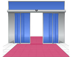 Механізм для автоматичних Телескопічних Розсувних Дверцят Dorma ES200