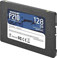 Твердотельный накопитель 128Gb, Patriot P210, SATA3, 2.5", 3D TLC, 450/350 MB/s (P210S128G25)