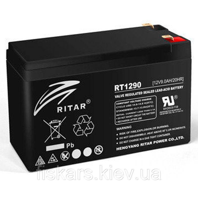 Акумуляторна батарея RITAR RT1290B, 12V 9.0 Ah
