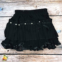 Дитяча спідниця чорного кольору Розмір: 4 роки (20908)