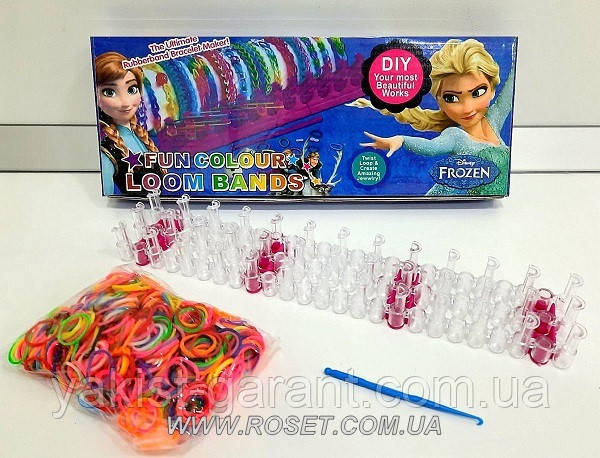 Набір Гумок для плетіння браслетів Fun Color Loom Bands, фото 1