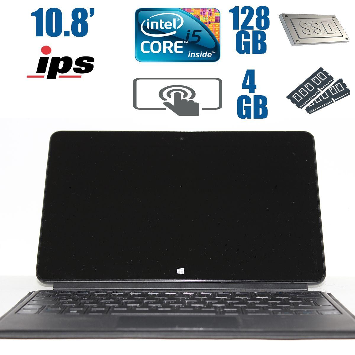 Планшет Dell Venue 11 Pro/ 10.8', 1920x1080, IPS, Touch / Intel Core i5-4300Y (2 (4) ядра по 1.6-2.3GHz) /