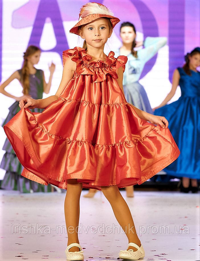 Сукня Gold Eirena Nadine (LD-153-58) вільного крою рожево золотого кольору