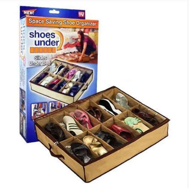 Органайзер для взуття Shoes Under, Гірганайзер для зберігання взуття
