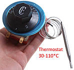 Регулятор температури, термостат, термореле з термодатчиком механічний 220 В 16 А