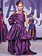 Дизайнерське плаття Dolls Eirena Nadine (LD-155-70) фіолетово чорне, фото 3