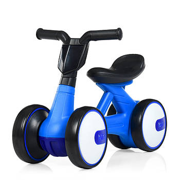 Каталка-толокар (музика, світло) Bambi M 4086-4 Синій | Біговіл для найменших