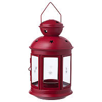 Декоративний ліхтар червоний