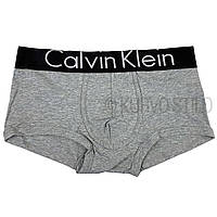 Чоловічі труси Calvin Klein, матеріал бавовна, колір сірий
