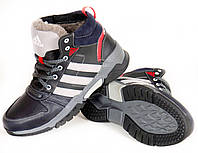 Зимняя обувь для мальчика детские ботинки из натуральной кожи
