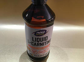 Л-карнітин NOW L-Carnitine Liquid 1000 mg 473 мл Засіб для зниження ваги та схуднення для жінок та чоловіків, фото 3