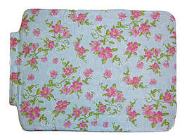 Електрогрілка зі знімним чохлом Тріо 02103, 43х32 см Рожеві квіти, електрична грілка | грелка электрическая