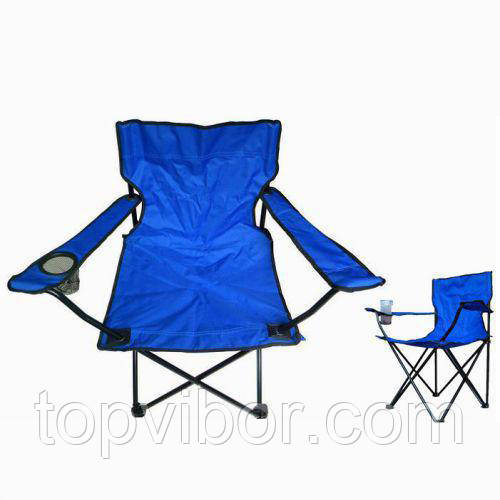 Складаний стілець для риболовлі Павук Синій, туристичний стілець для риболовлі, кемпінгу | кресло для пикника, фото 1