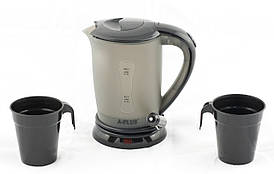 Чайник від прикурювача 12 вольт А-плюс ЕК-1518 Чорний на 0.5 л, автомобільний чайник | автомобільний чайник