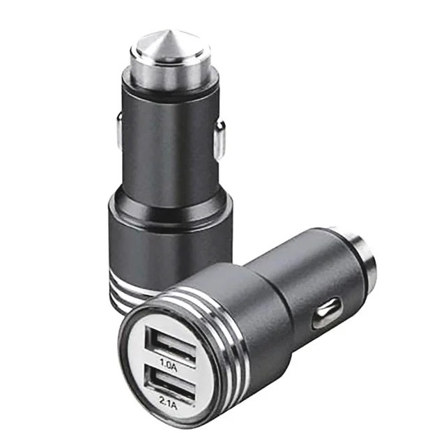 Автомобільний зарядний Car Charger 2xUSB Hammer, фото 1