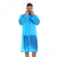 Чоловічий дощовик, плащ від дощу, Raincoat, блакитного кольору - з доставкою по Україні та Києву