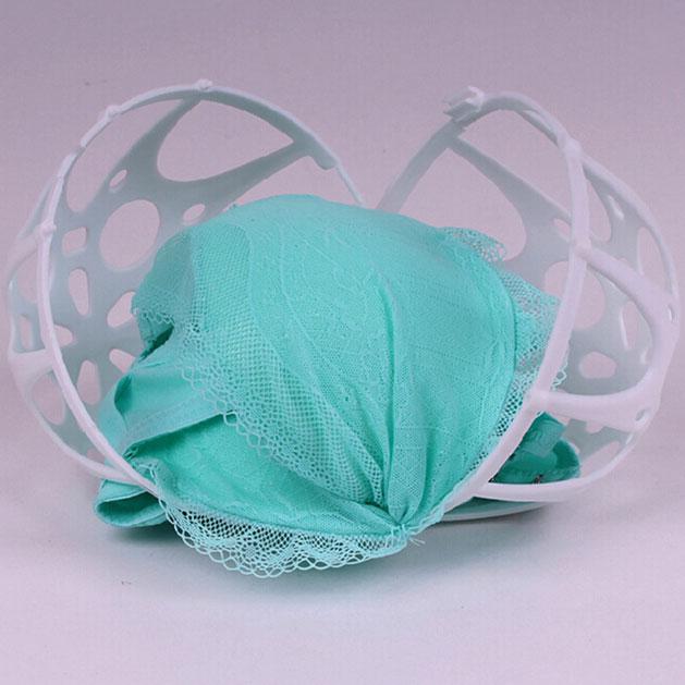 Контейнер для стирки бюстгальтеров Bubble Bra Белый, шар для стирки нижнего белья Bra Protector (TS) - фото 9 - id-p893728753