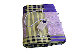 Простирадло з підігрівом, електропростирадло 150х120 см. - Фіолетова Тріо