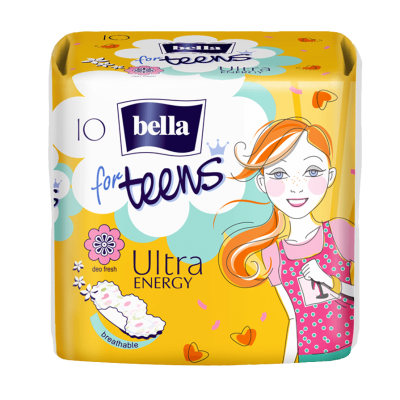 Гігієнічні прокладки Bella for Teens: Ultra Energy 10 шт (5900516302405)