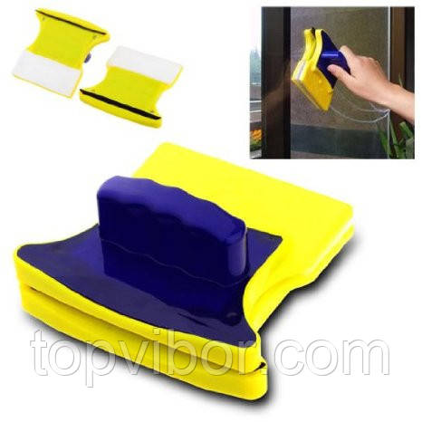 Купить Магнитная щетка для мытья окон Double Side Glass Cleaner - 11.5 ...